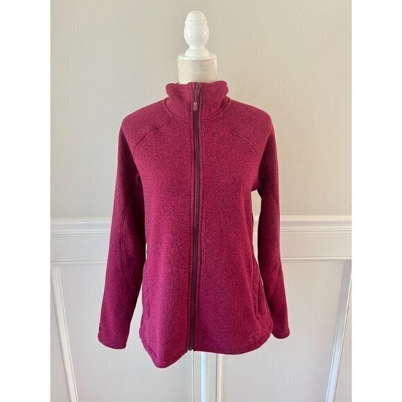 Under Armour Coldgear Full Zip Jacket L Red Heather - Picture 1 of 12